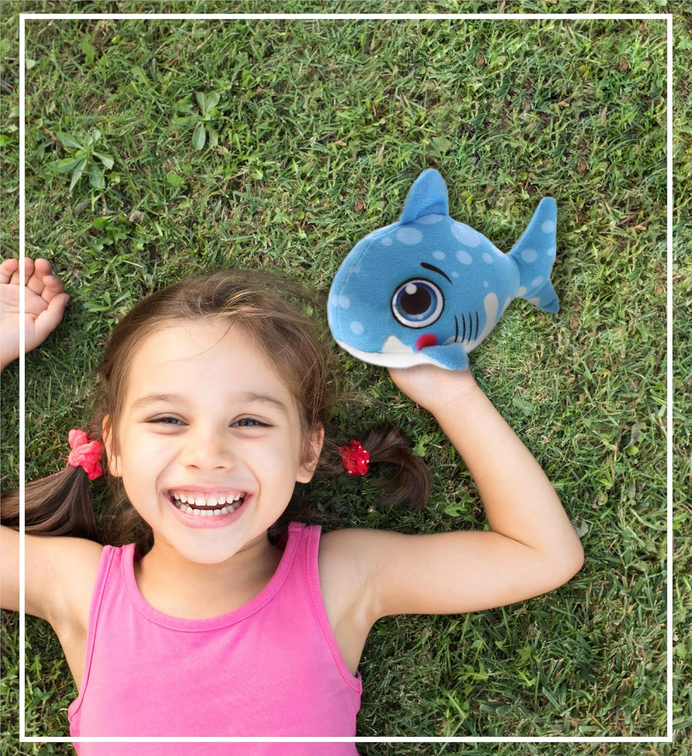 DolliBu Blue Shark Plush Toy 55 Inch