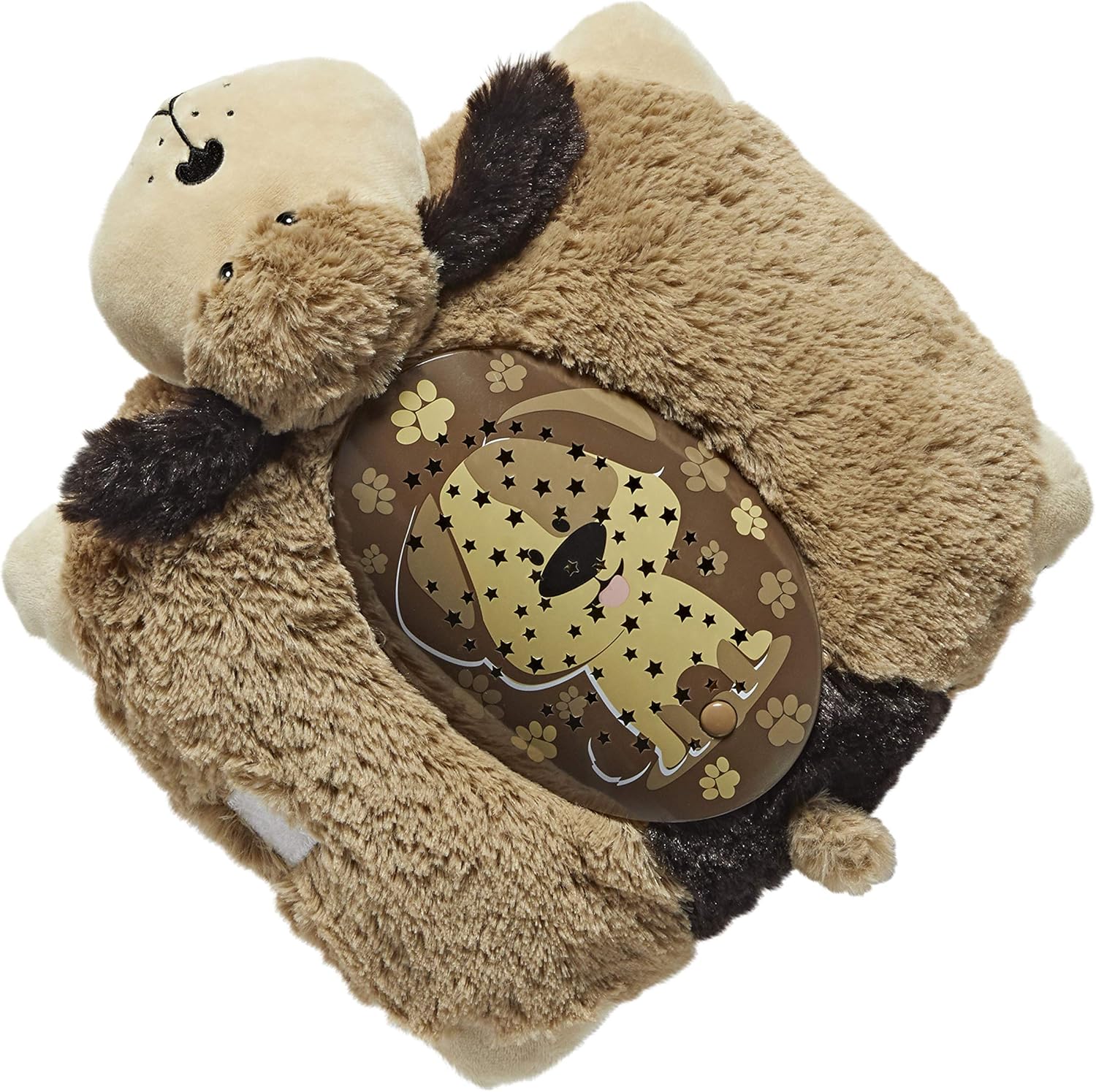 Pillow Pets Signature Snuggly Puppy Sleeptime Lite Brown