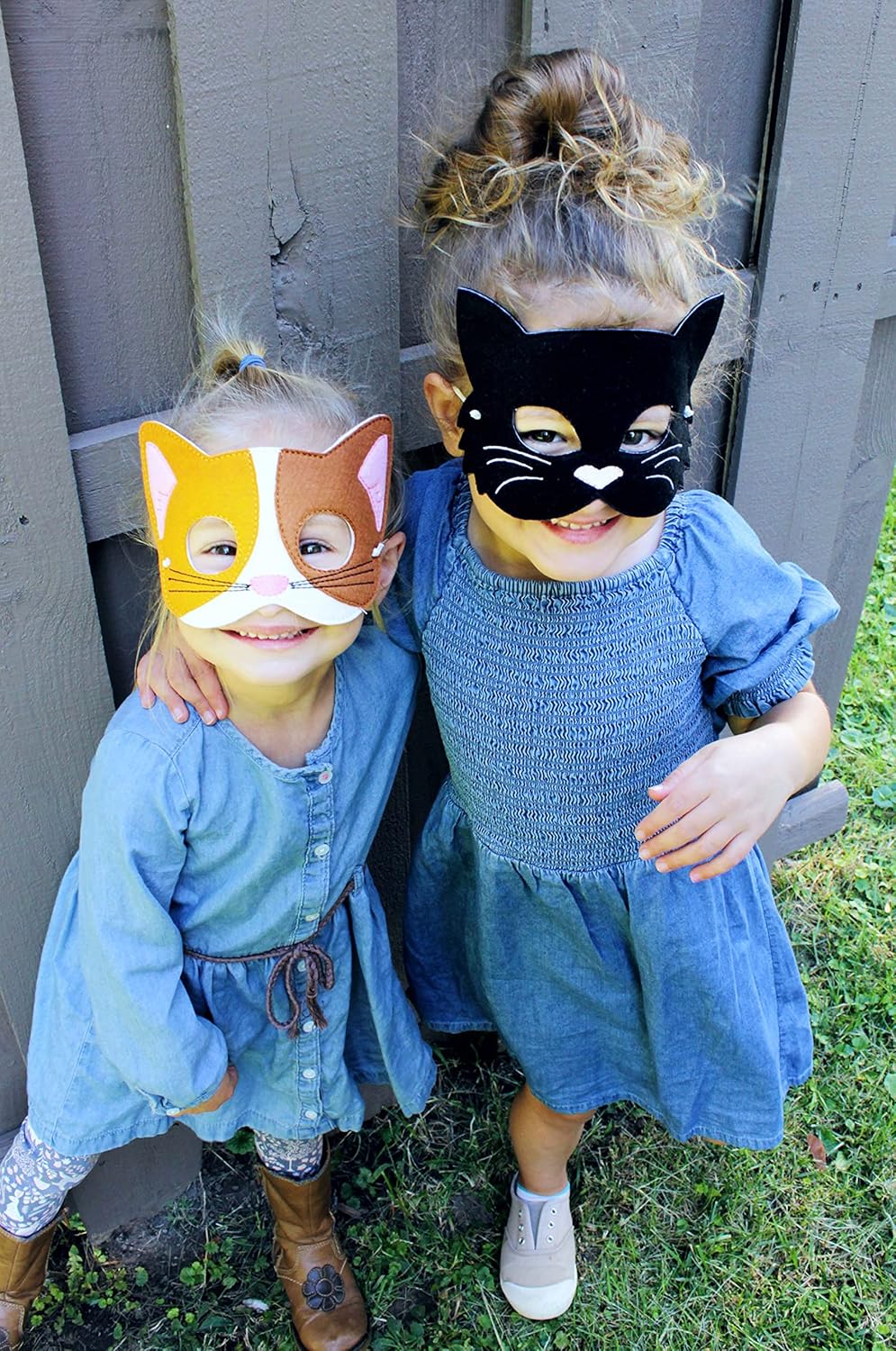 Baby WhatKnots Kids Cow Felt Face Mask