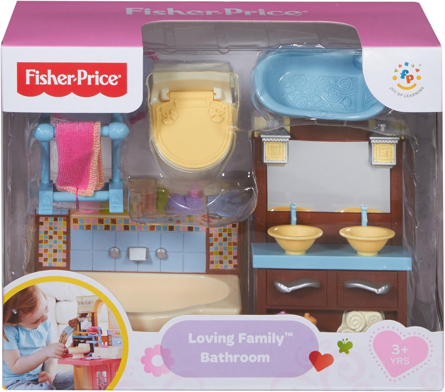 Fisher-Price Loving Family Bathroom Playset 1