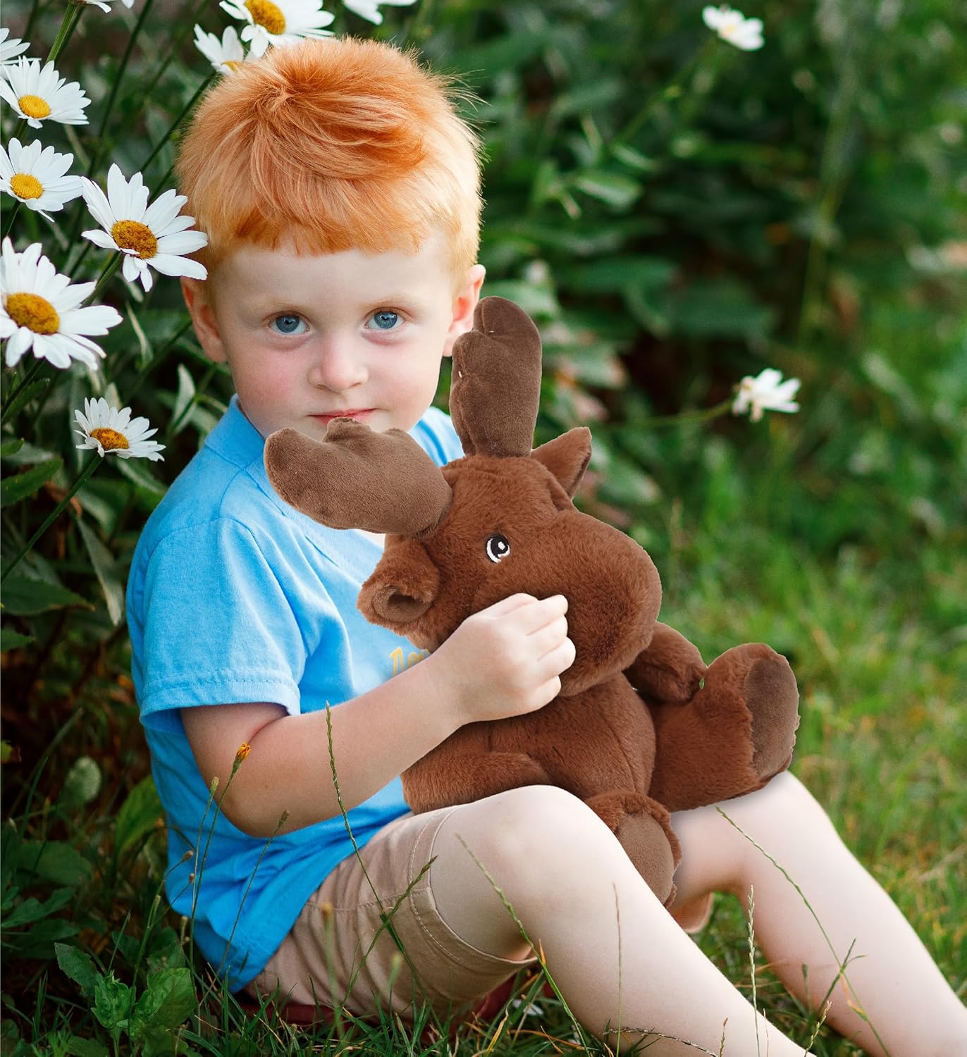 DolliBu Moose Eco-Friendly Plush Toy 9 Inches