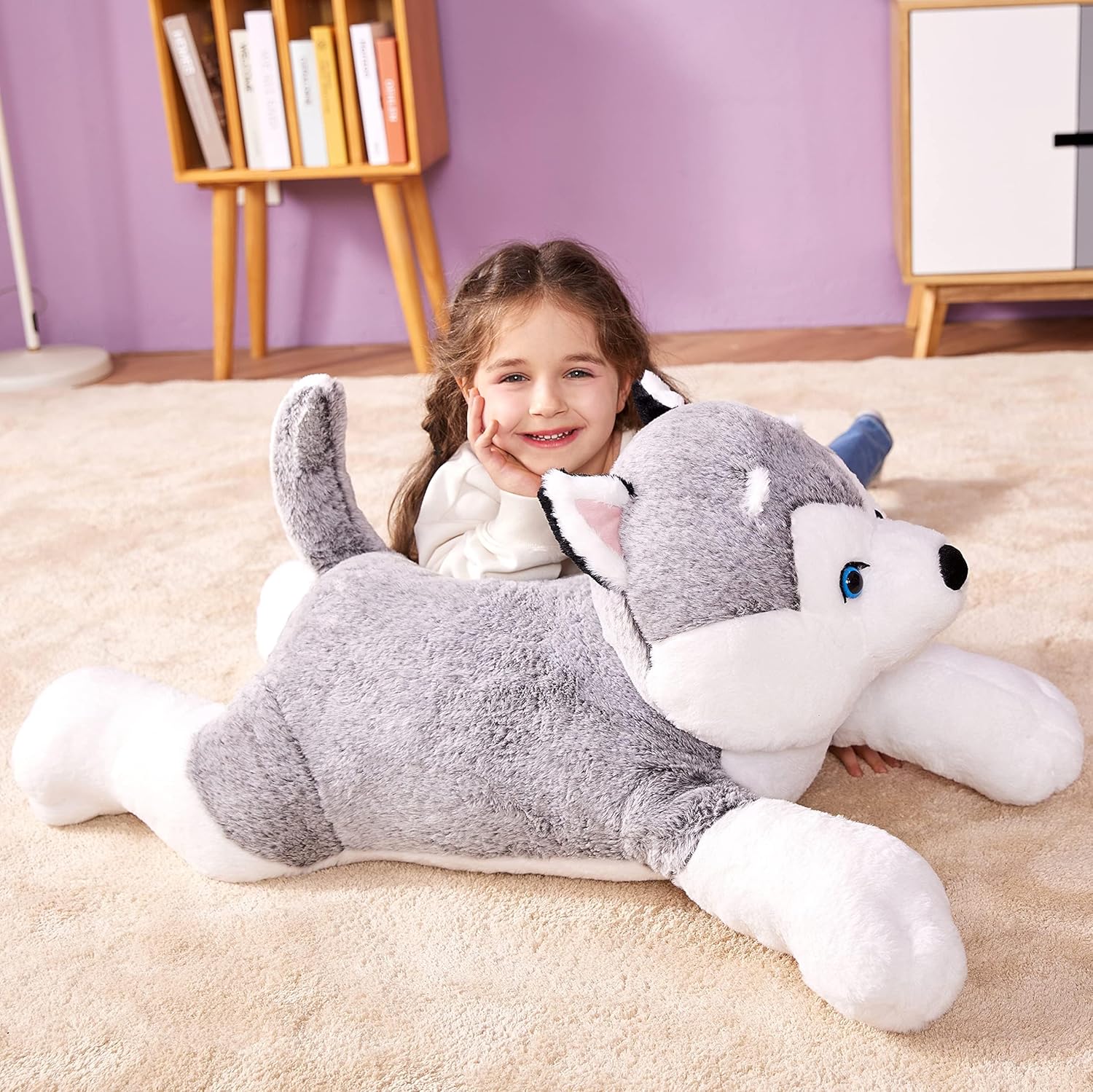 IKASA 30 Giant Husky Plush Stuffed Animal Toy