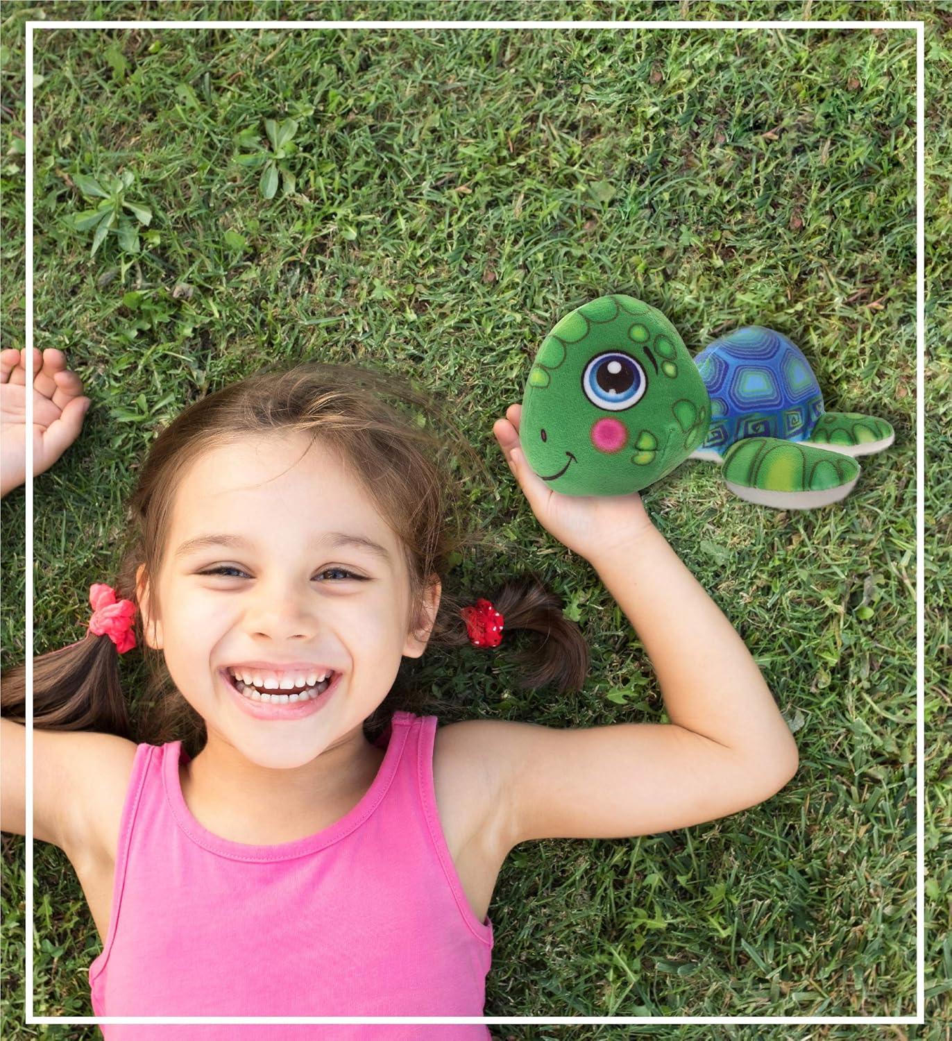 DolliBu Sea Turtle Plush Toy 55 Inches Huggable Stuffed Animal