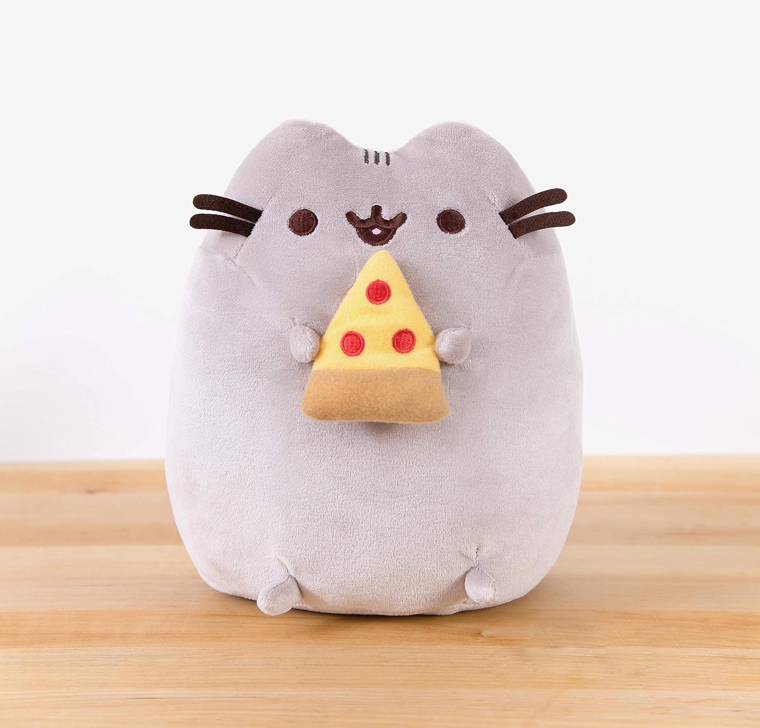 GUND Pusheen Pizza Plush 95 Gray Ages 8